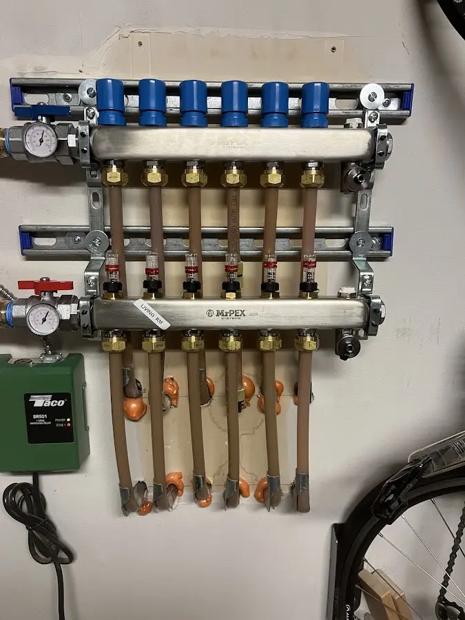 Plumber performing Gas Leak Detection at a residential property in Lake Helen